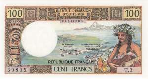 Tahiti 100 Francs
